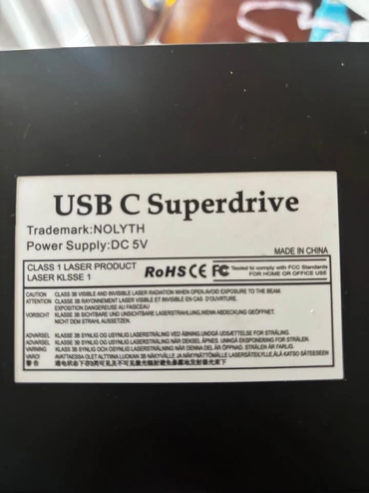 Nolyth USB-C External CD/DVD Drive - photo 2