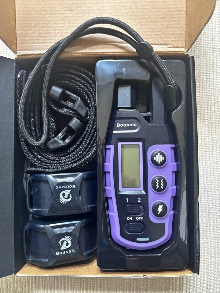 2 Bousnic Dog Training Collars 1 Remote Model RS2B