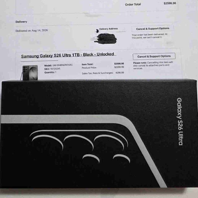 Samsung Galaxy S26 Ultra - 1TB - Black - Unlocked
