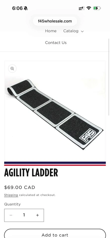 Brand New F45 Agility Ladder – Roll Out Gym Mat - photo 2
