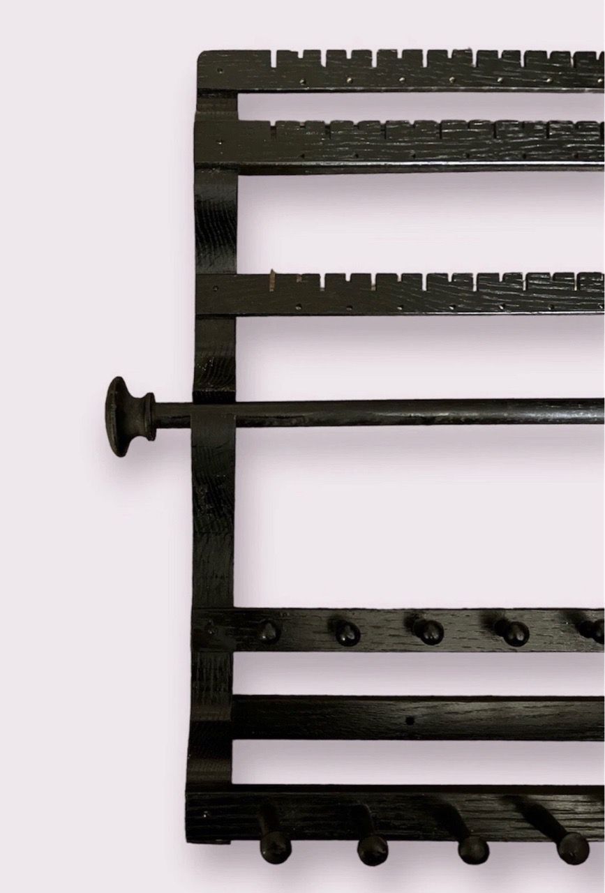 Oak Wall Mount Jewelry Organizer - Black - photo 2