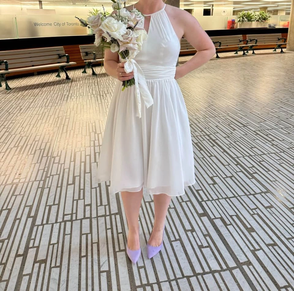 Short Bridal Dress - photo 3