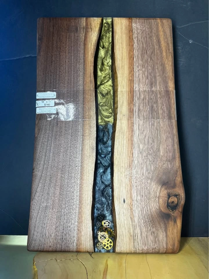 Epoxy Inlay Boards! Serving/Cutting Boards - photo 3