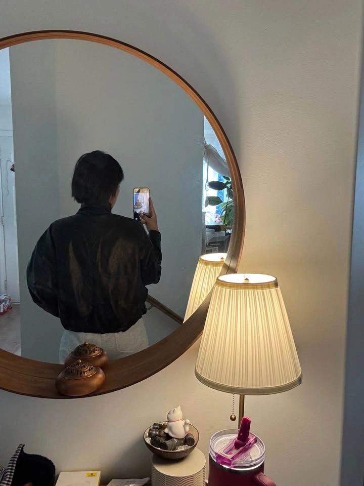 Black Leather Bomber Jacket - photo 3