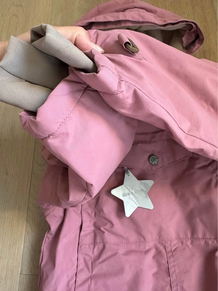 4Y Toddler Girl Rose Pink Winter Snowsuit - photo 2