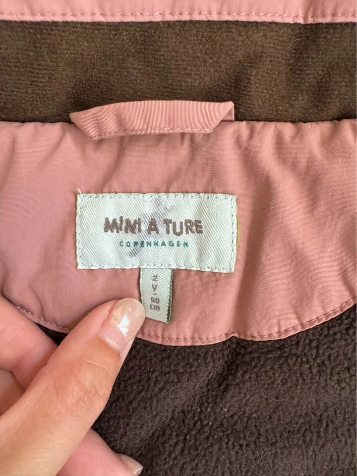 2Y Toddler Girl's Rose Pink Winter Parka with Fur Hood - photo 5