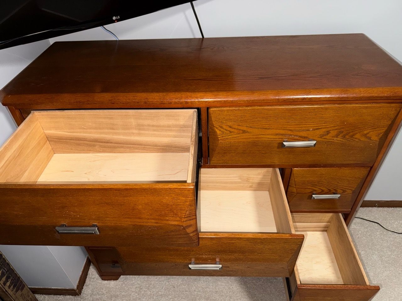 4-Piece Matching Wood Bedroom Set - photo 3