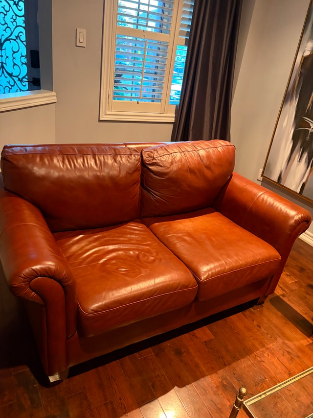 Leather couch set for sale - photo 2