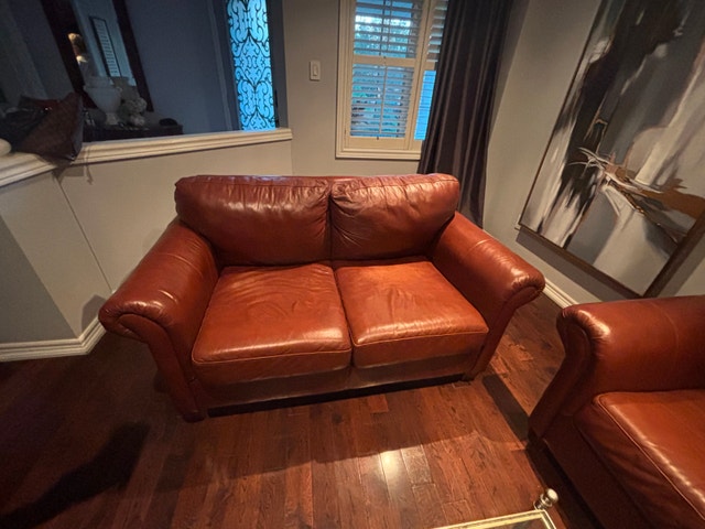 Leather couch set for sale - photo 5