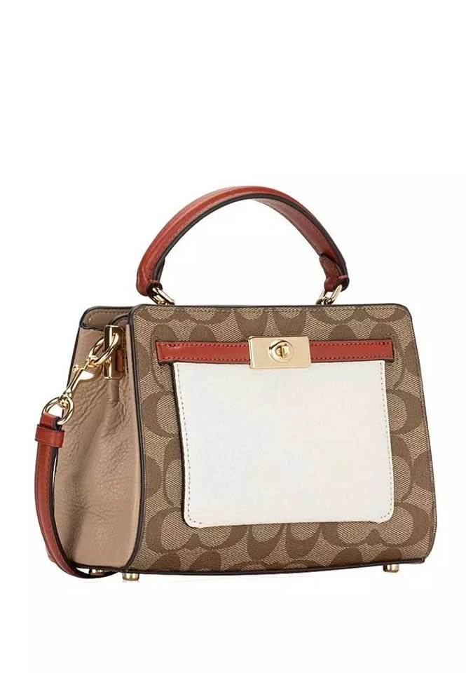 Coach Lane Carryall Satchel - Colorblock Signature Canvas - photo 2