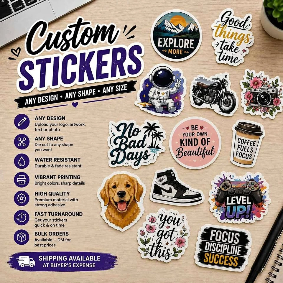Custom Sticker ( Any Shape | Any Design )