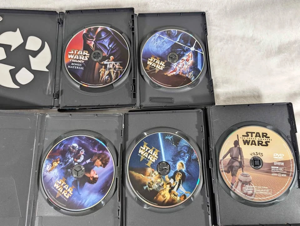 Star Wars DVD Collection (Original Trilogy + The Force Awakens)