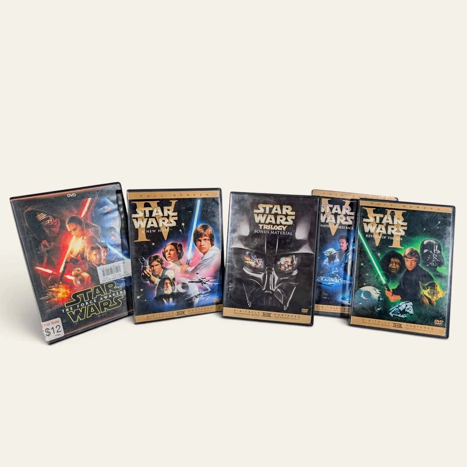 Star Wars DVD Collection (Original Trilogy + The Force Awakens) - photo 2