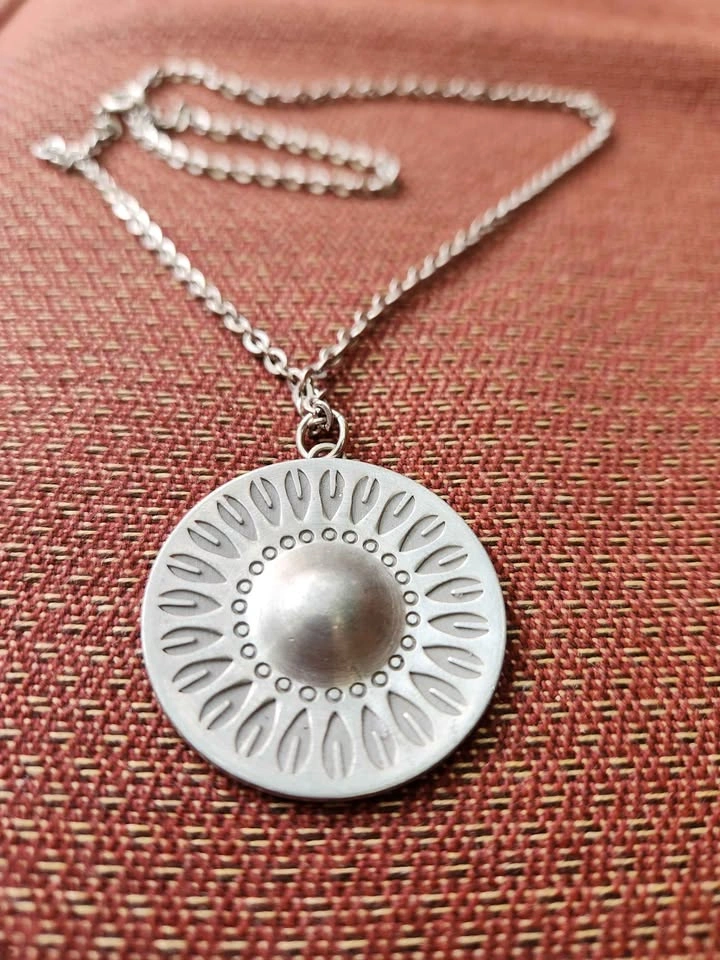 Vintage 1960s Danish Pewter Necklace by Jørgen Jensen, Model 52 - photo 3