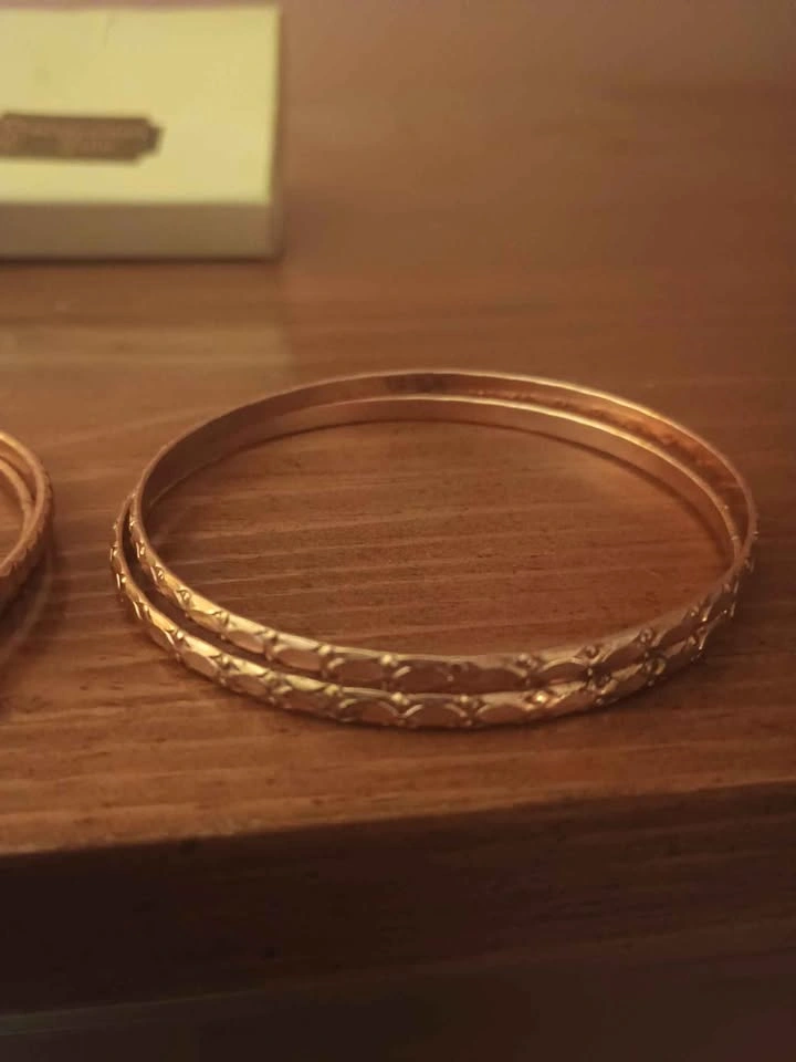 6x 1970s Coppercraft Guild Copper Bangle Bracelets - photo 5