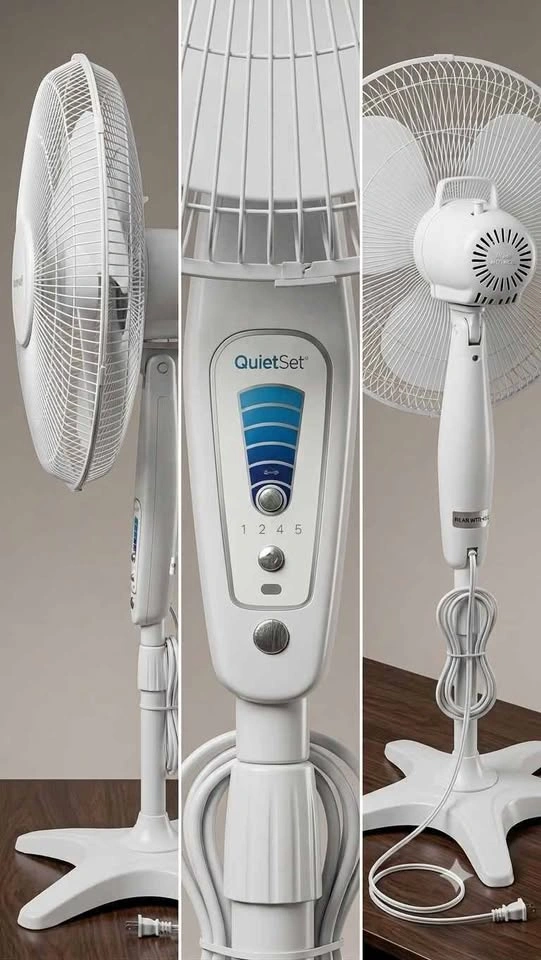 Honeywell QuietSet 5 Stand Fan with remote - photo 2
