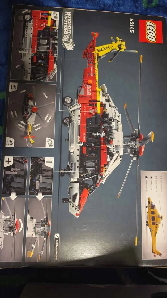New Lego Technic Airbus H174 Rescue Helicopter model # 42145 - photo 2