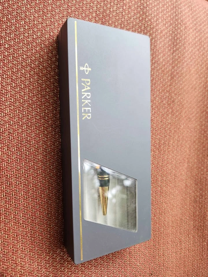 Vintage Parker Duofold Classic Ballpoint Pen (Black/Gold) - photo 2