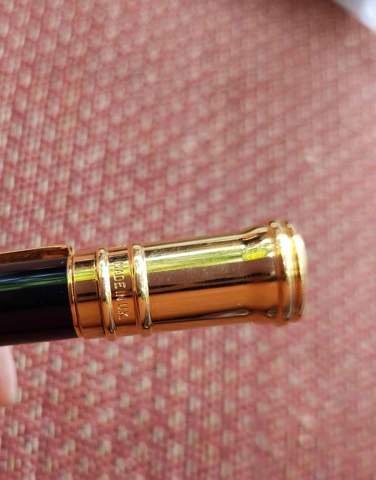 Vintage Parker Duofold Classic Ballpoint Pen (Black/Gold) - photo 4