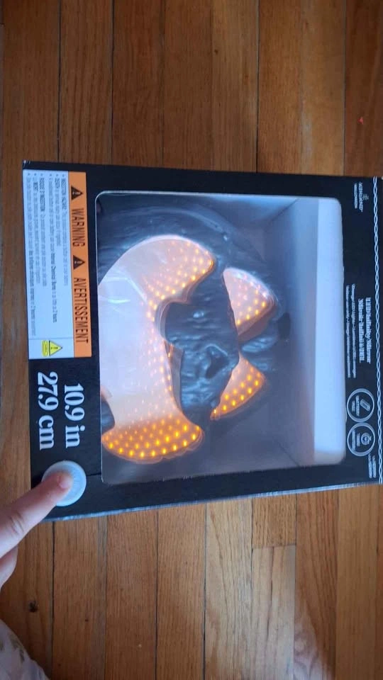Black Pumpkin Light Up Infinity Mirror - photo 2