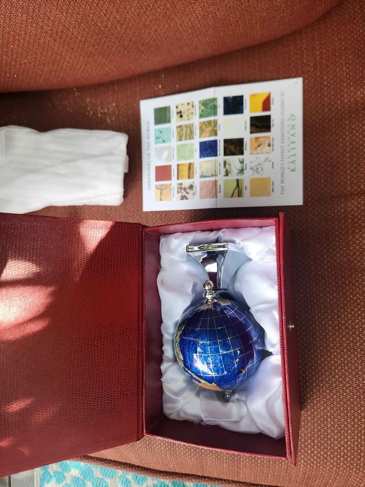 Kalifano 4" Gemstone World Globe - FULL SET - photo 2