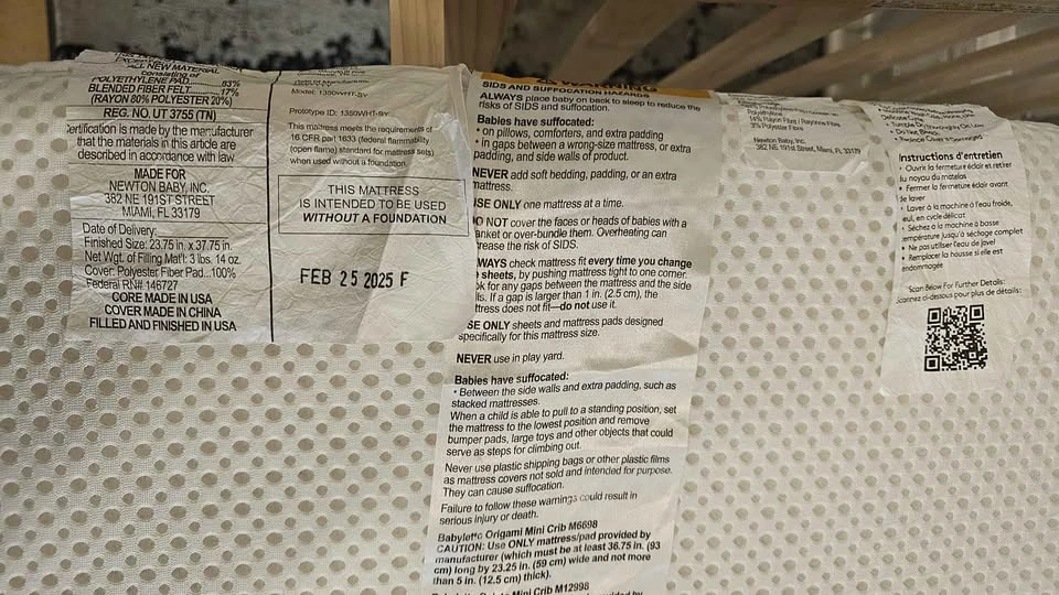 Newton Mini Crib Mattress - photo 2
