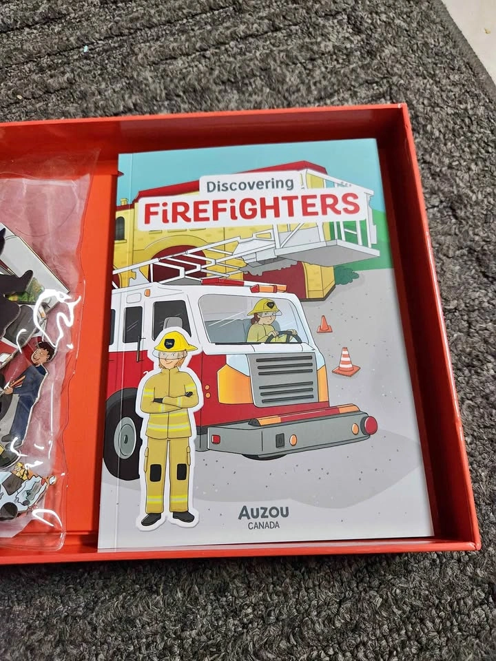 Firefighter magnetic game board kid's toys