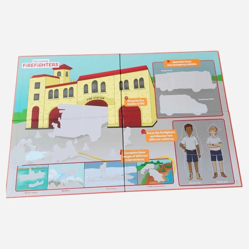 Firefighter magnetic game board kid's toys - photo 4