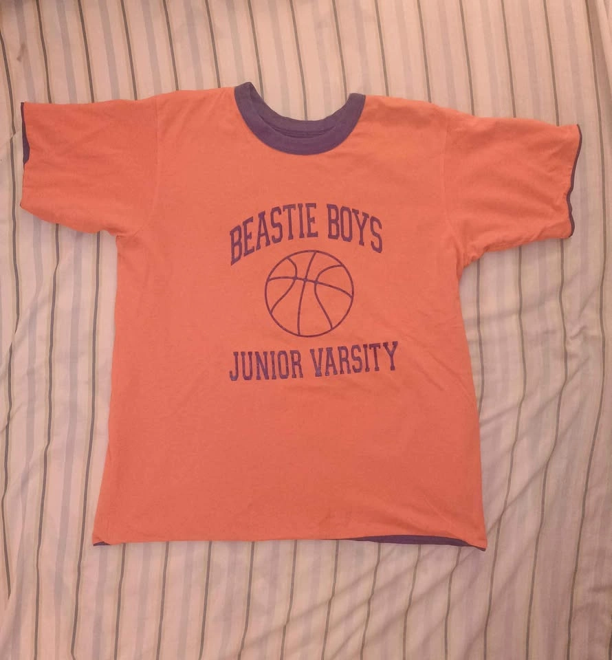 1992 Beastie Boys Reversible Tour Shirt Junior Varsity Knicks Co - photo 3