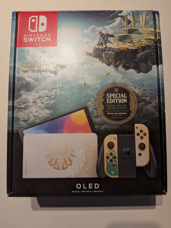 Zelda: Tears of the Kingdom Edition OLED Switch Console - photo 2