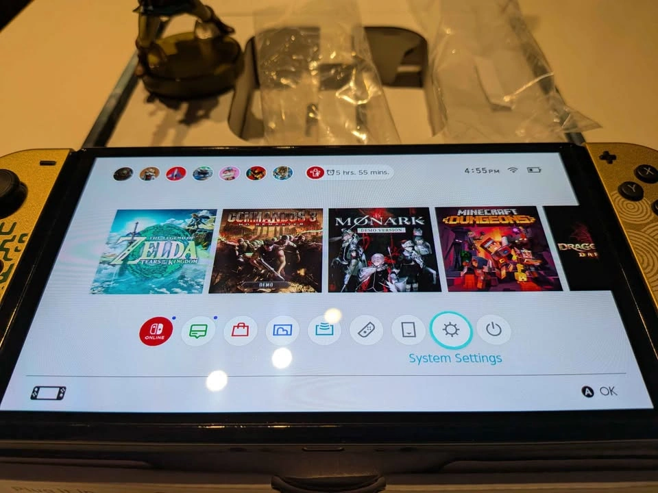 Zelda: Tears of the Kingdom Edition OLED Switch Console - photo 3