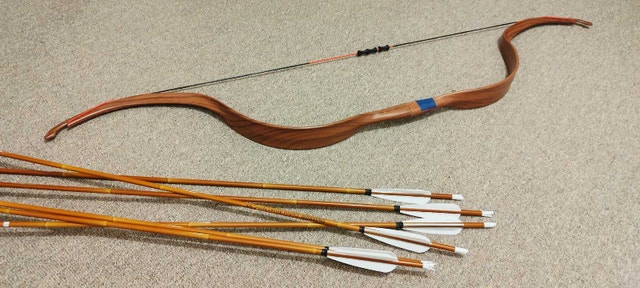 horse bow and arrows