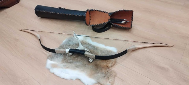 Traditional chinese bow and quiver - photo 3