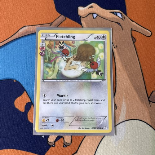 2016 Fletchling RC25/RC32 Common Generations Pokemon NM - photo 3