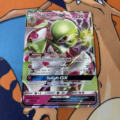 2017 Gardevoir GX 93/147 Holo GX Rare Burning Shadows NM
