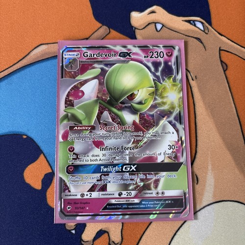 2017 Gardevoir GX 93/147 Holo GX Rare Burning Shadows NM - photo 3