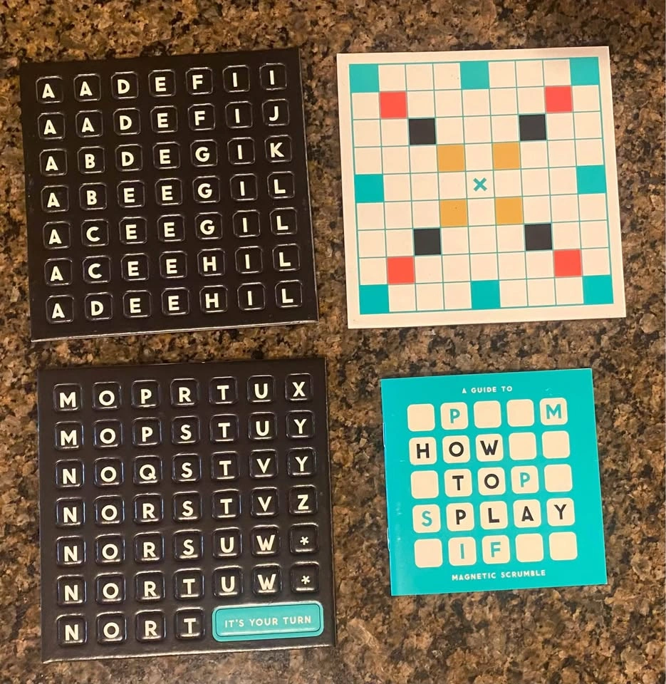 NEW Scrumble magnetic word game for your fridge - photo 2