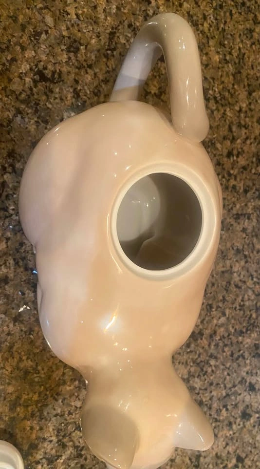 Vintage Ceramic Cat Teapot - photo 4