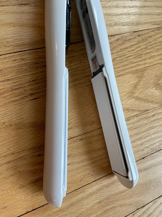 GLAM All White Ergonomic Styling Iron thumbnail