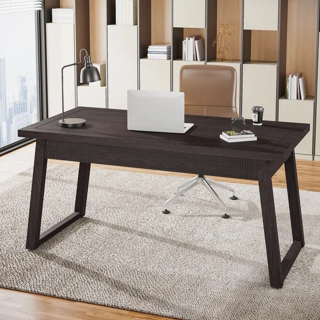 Executive Desk in Dark Brown thumbnail