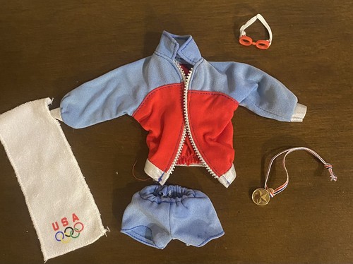 1999 Barbie Mattel USA Olympic Swimming Champion Outfit