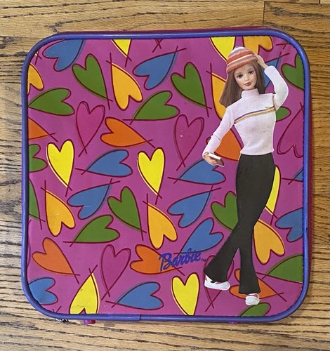 Mattel Barbie Vintage Y2K Suitcase, 12 x 12 x 4.5