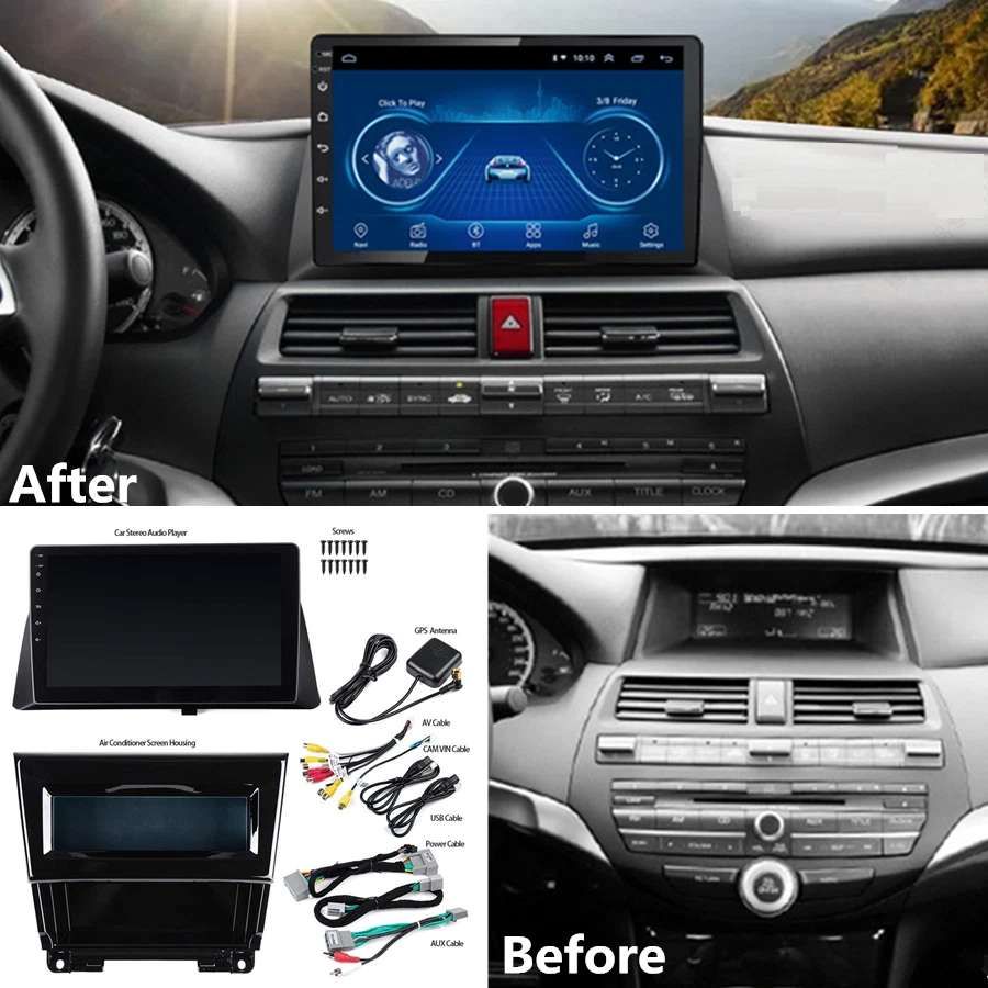 Eonon 10.1" QLED Android Car Stereo for Honda Accord - photo 4
