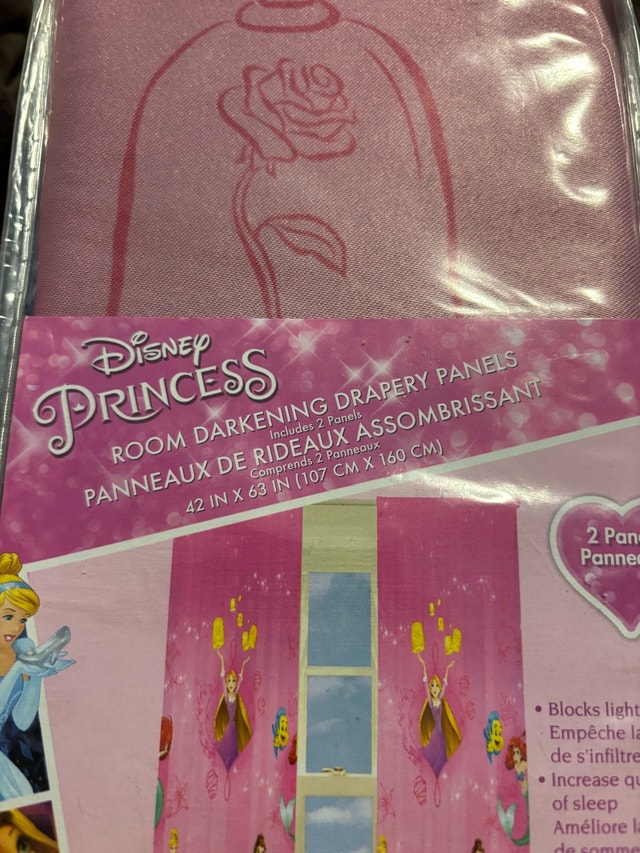 Princess Room Darkening Curtains. New - photo 3