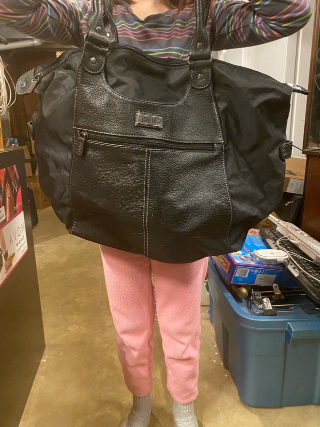 ROOTS Leather Totebag - PLEASE READ