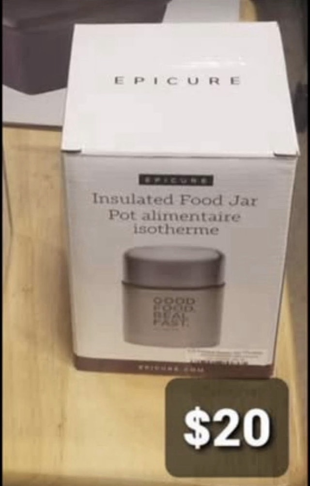 Epicure items. New.