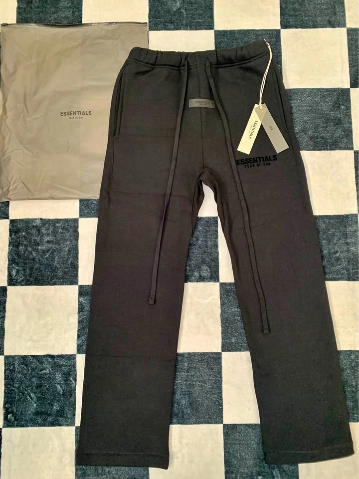 BRAND NEW BLACK ESSENTIALS PANTS