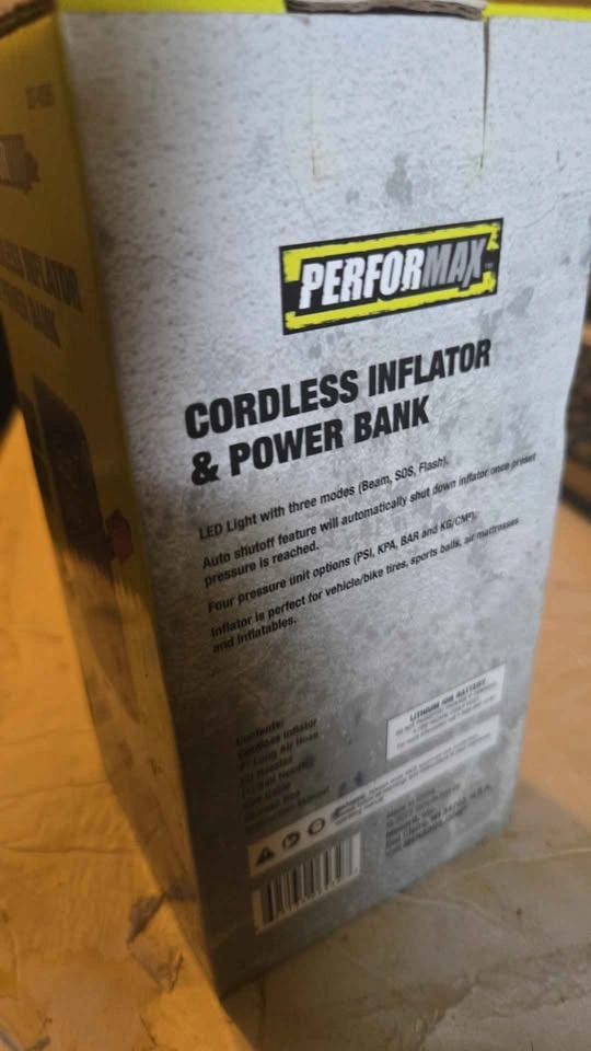 Cordless Inflator & Power Bank Performax 207-0056 - photo 2