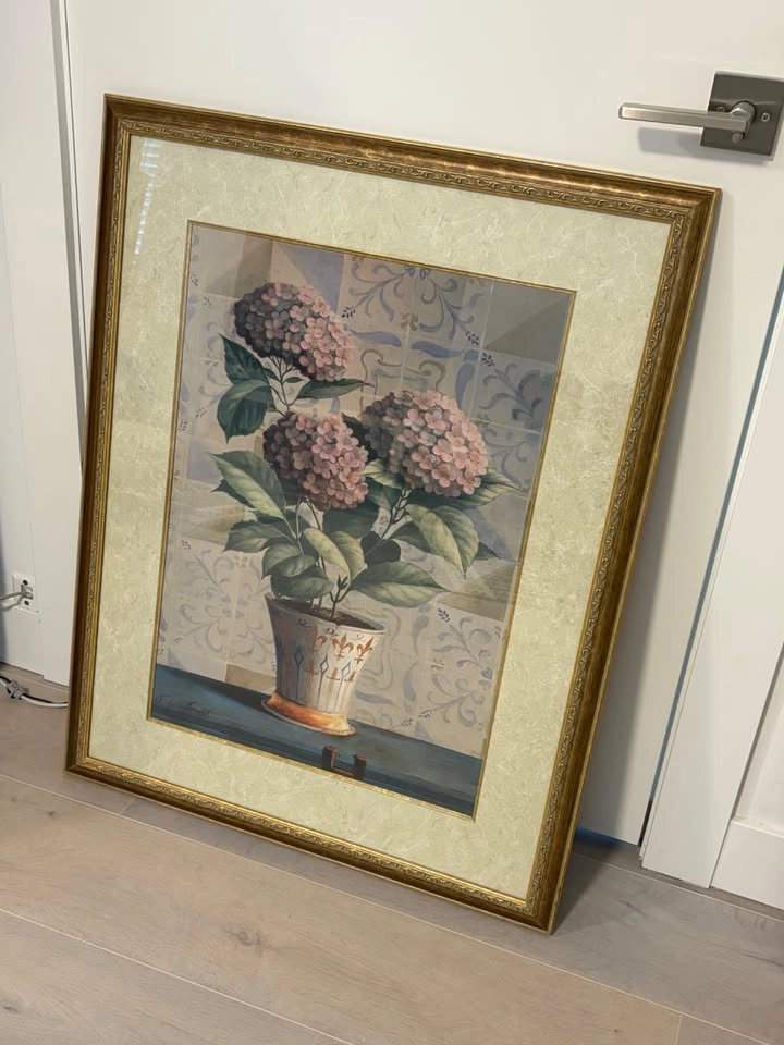 Beautiful Large Framed Floral Picture Wall Art - photo 2