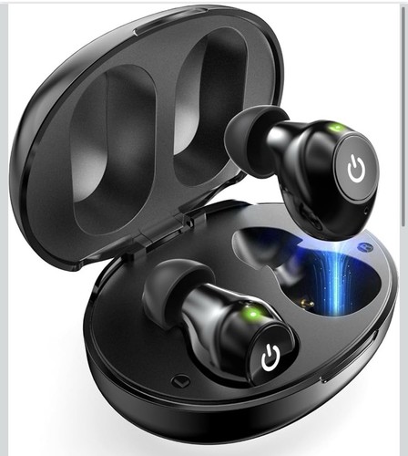 Rechargeable Hearing Aids for Seniors, Clear Sound-Black